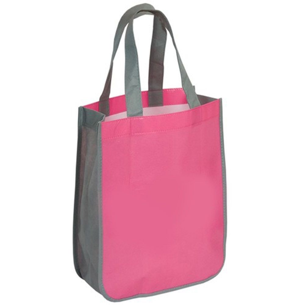 Προσαρμοσμένη ανακυκλωμένη πλαστικοποιημένη μη υφασμένη τσάντα με λογότυπο - 9,25 "wx 11,75 " hx 4,5 "d
