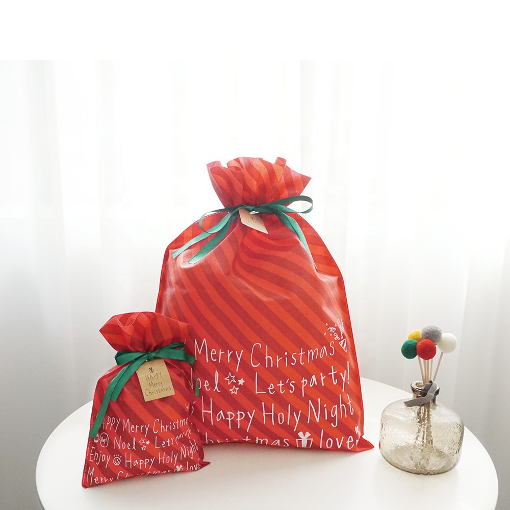 Χριστουγεννιάτικες τσάντες δώρων Εξατομικευμένες μπομπονιέρες με εκτύπωση