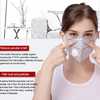 Μάσκα προσώπου ρύπανσης αέρα KN95 επαναχρησιμοποιήσιμη