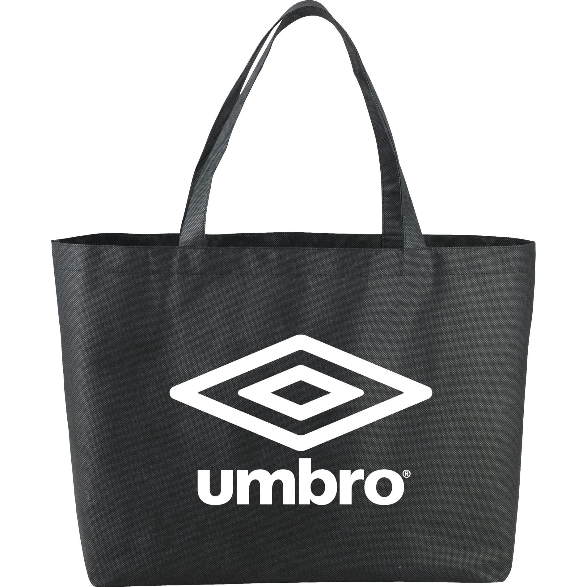 Jumbo Non -Woven Custom Shopper Tote Bag - 19.75 "wx 12 " hx 5 "d