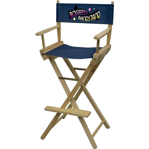 Καρέκλα με λογότυπο σκηνοθέτη Full Color Bar Height