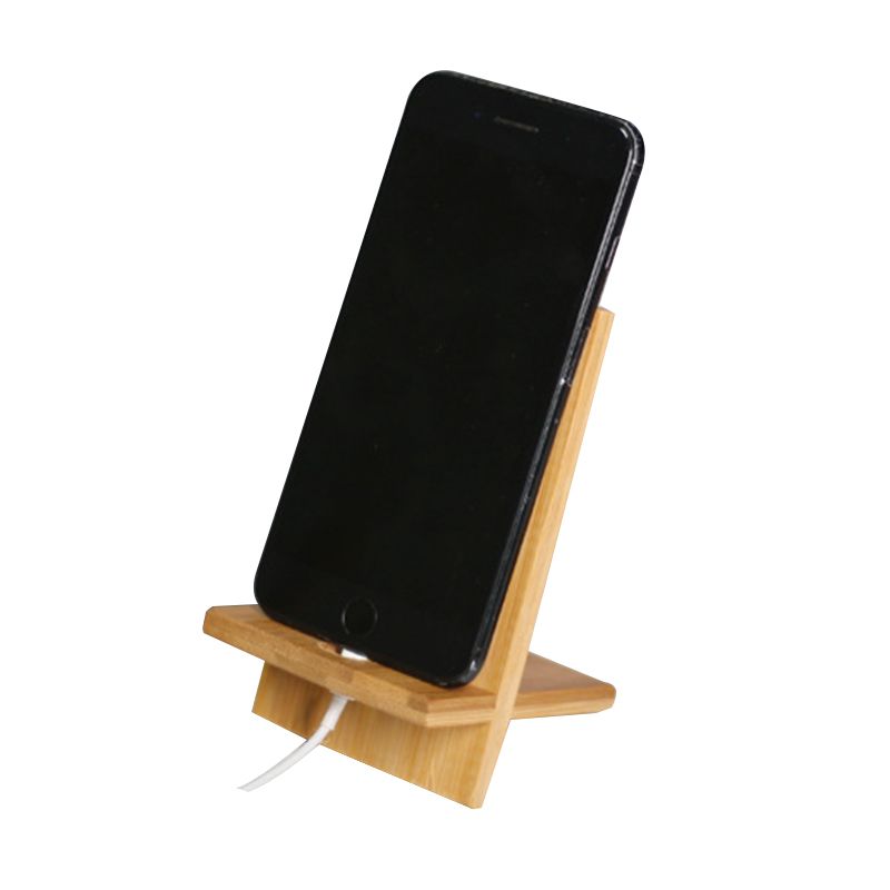 Προσαρμοσμένη DIY Fun Bamboo επιτραπέζια βάση κινητού τηλεφώνου