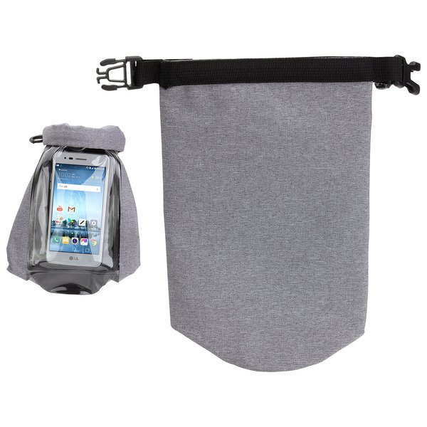 Αδιάβροχη τσάντα γραναζιών με τσέπη τηλεφώνου Touch-Thru