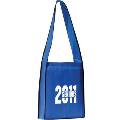 Προσαρμοσμένη τσάντα Polytex Wide Shoulder Strap - 12 "wx 14,5 " hx 3,25 "d