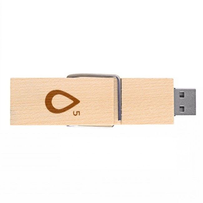 Προσαρμοσμένη μονάδα flash USB σε σχήμα ξύλου ρούχου