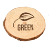 Προσαρμοσμένη φυσική φέτα ξύλου Προσαρμοσμένη σουβέρ φυσικής φέτας ξύλου