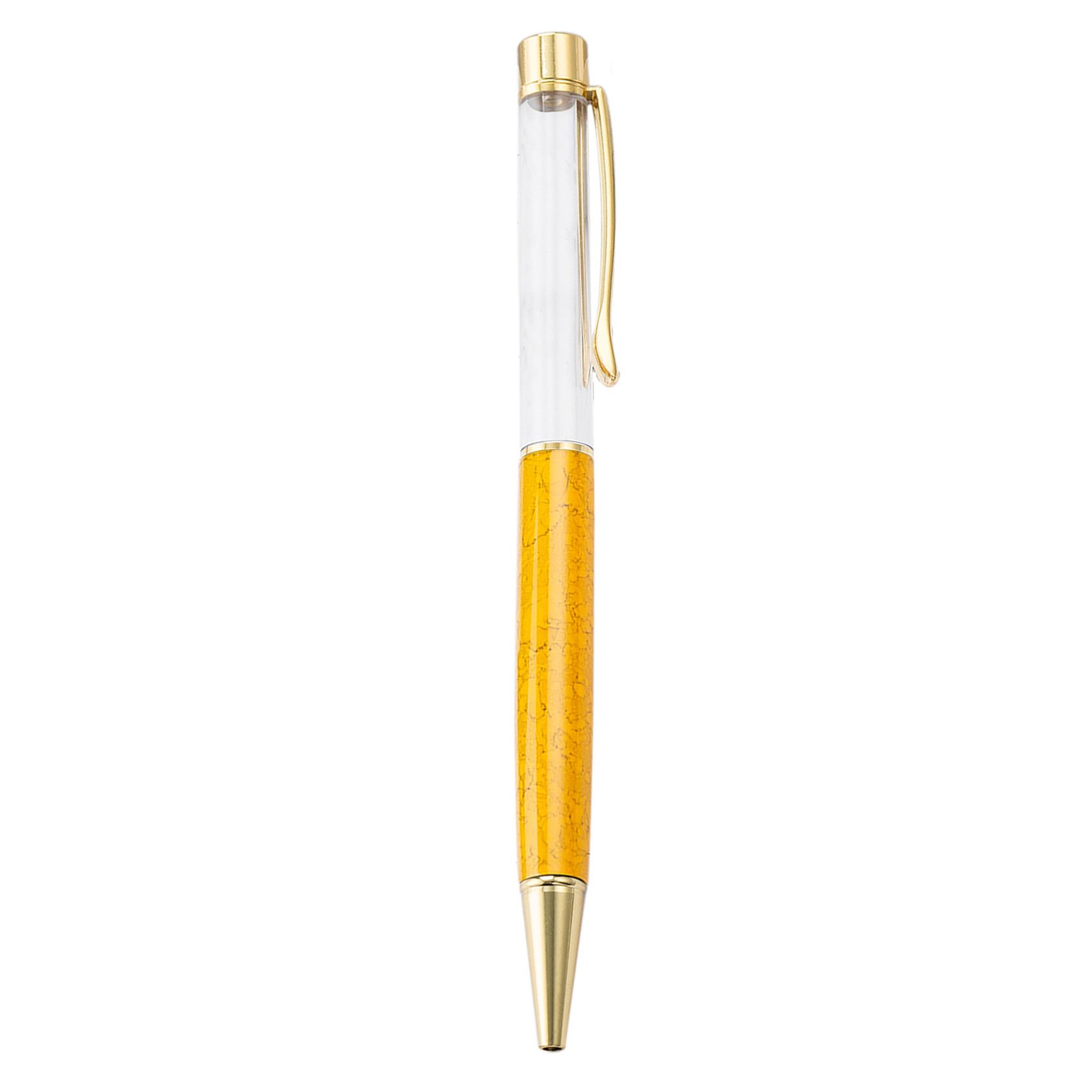 Διαφημιστικό πολύχρωμο κρυστάλλινο μεταλλικό στυλό