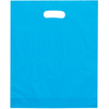Die Cut Handle Frosted Promotional Plastic Bag - 12 "wx 15 " hx 3 "d