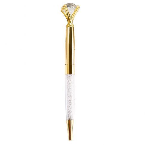 Προσαρμοσμένο διαμάντι μεταλλικό στυλό με μικρό κρύσταλλο