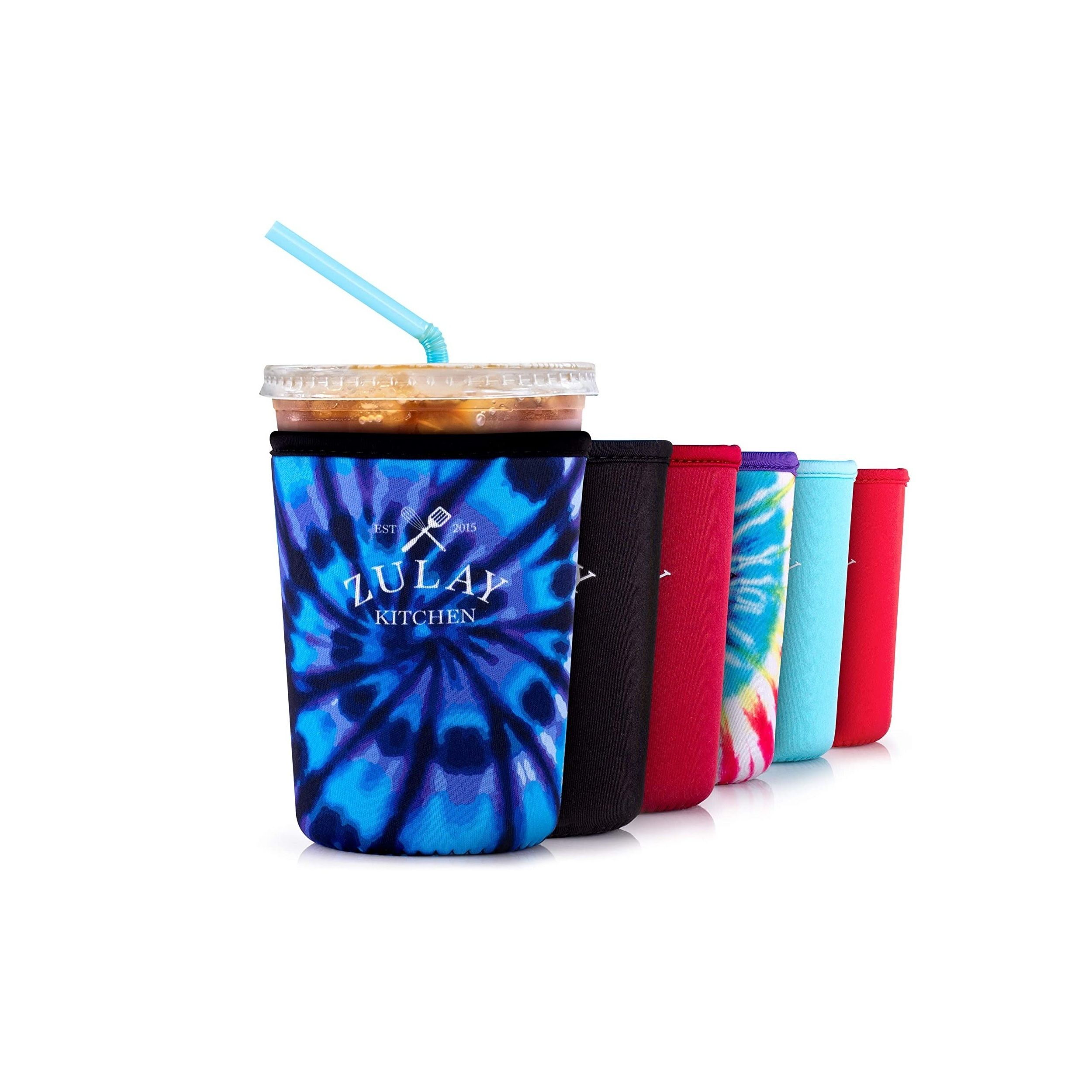 Ολόχρωμα Προσαρμοσμένα μανίκια Neoprene Iced Coffee - 16OZ