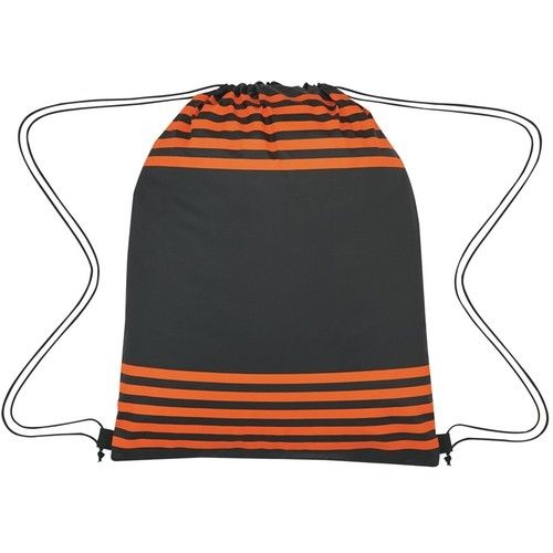 Τσάντα προσαρμοσμένη με ριγέ σπορ - 13,5 "wx 17,75 " h
